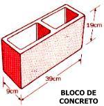Alvenaria bloco de concreto preco